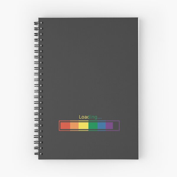 Item preview, Pride flag funny loading icon designed and sold by Theresa Ahlman.