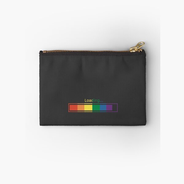 Item preview, Pride flag funny loading icon designed and sold by Theresa Ahlman.