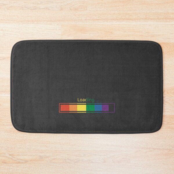 Item preview, Pride flag funny loading icon designed and sold by Theresa Ahlman.