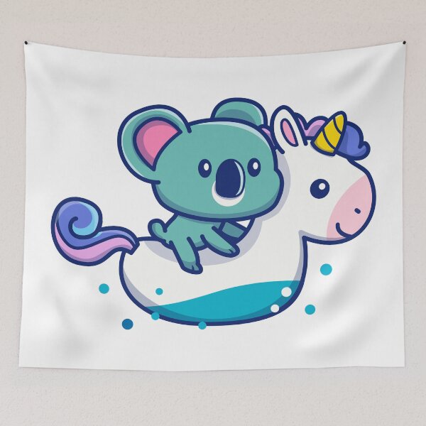 Item preview, Cute Koala And Unicorn designed and sold by Vector Scout Lab.