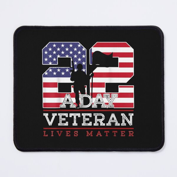 Item preview, 22 A Day Veteran Lives Matter Veterans Day designed and sold by Mitzi12312.