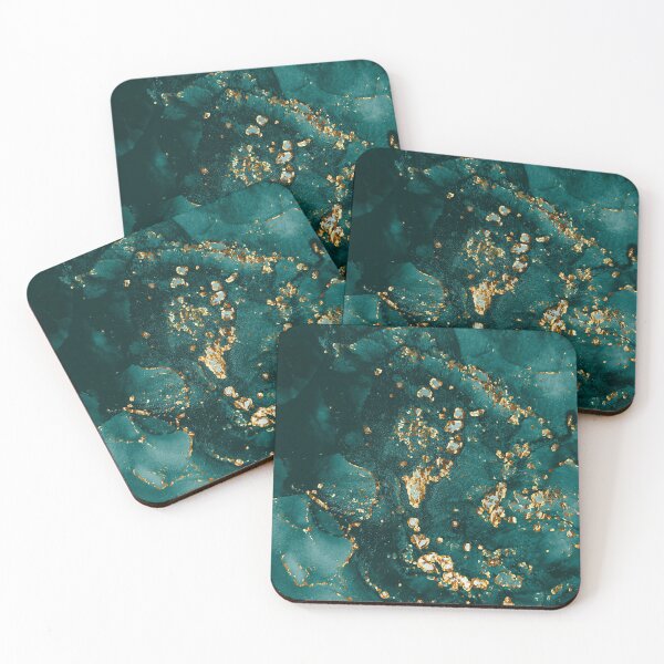 Item preview, Emerald Geode + Gold designed and sold by cadinera.