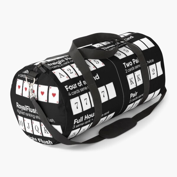 Item preview, Poker Hands Rankings Dark designed and sold by artado.