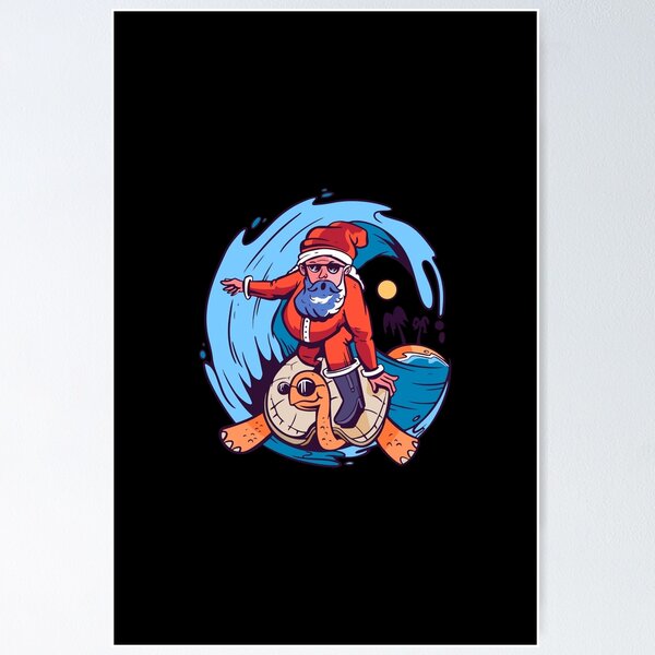 Item preview, santa surf designed and sold by zaher97.