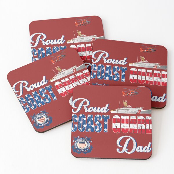 Item preview, US Coast Guard Dad USCG American Flag Vintage designed and sold by LouveniaClay.