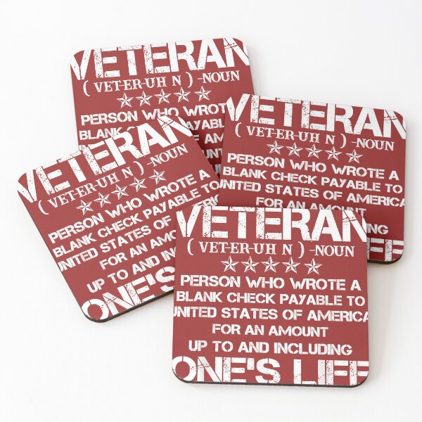 Item preview, Veteran A Person Who Wrote A Blank Check Payable designed and sold by LouveniaClay.