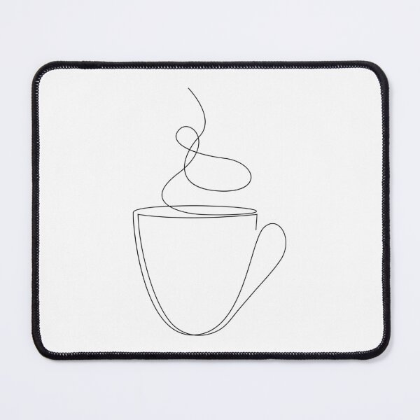 Item preview, coffee or tea cup - line art designed and sold by addillum.