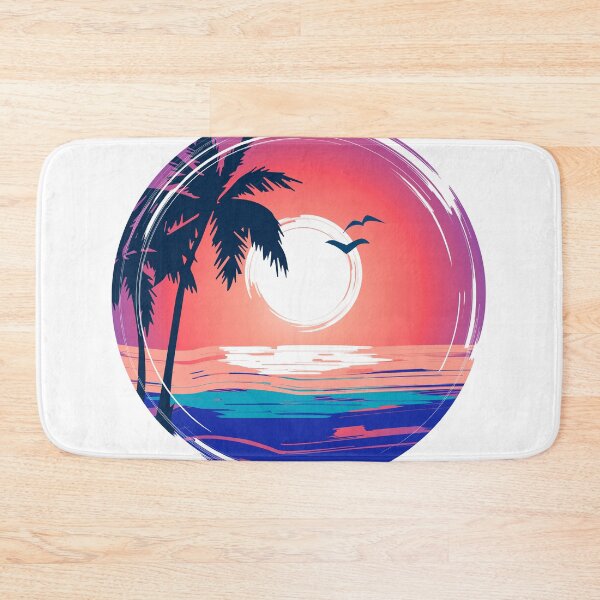 Item preview, Wonderful Beach Sunset Circle designed and sold by OneAction.
