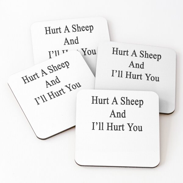 Item preview, Hurt A Sheep And I&x27;ll Hurt You  Sticker designed and sold by GLENCORAKERN.