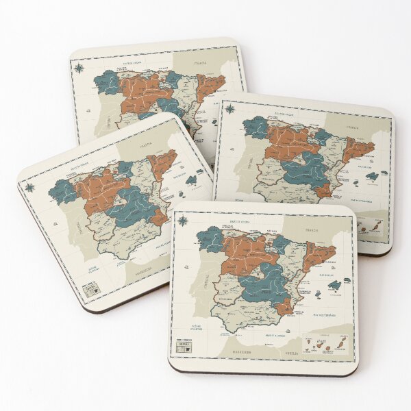 Item preview, España - Representaciones cartográficas antiguas designed and sold by Dan Jones Illustration.