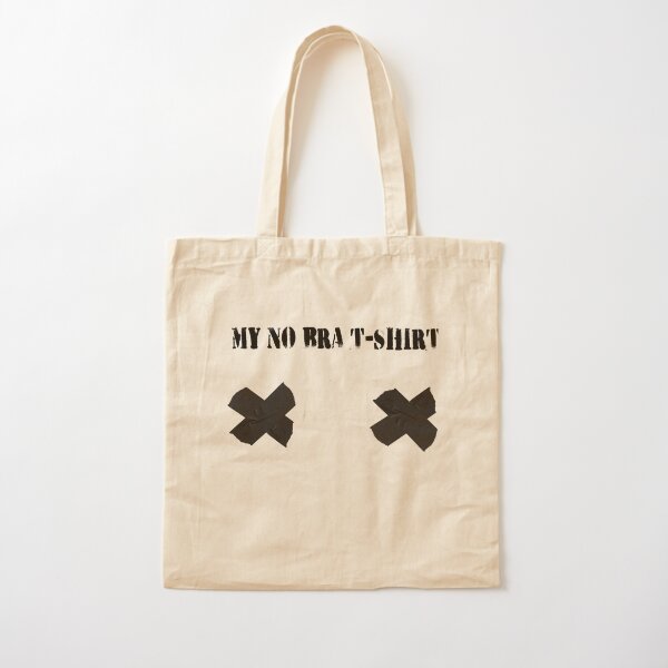 No Bra No Panties Tote Bags