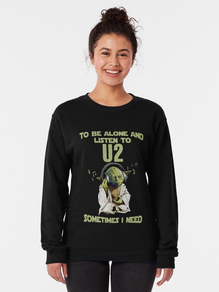 Yodda, um allein zu sein und U2 zuzuhören, manchmal brauche ich Retro Pullover