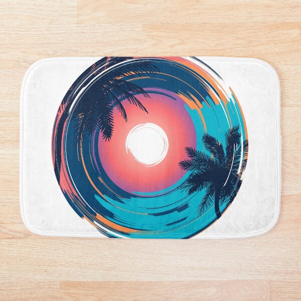 Item preview, Círculo de puesta de sol de playa maravillosa designed and sold by OneAction.
