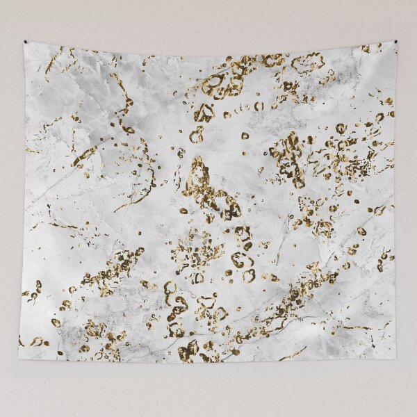 Item preview, White + Gold Marble designed and sold by cadinera.