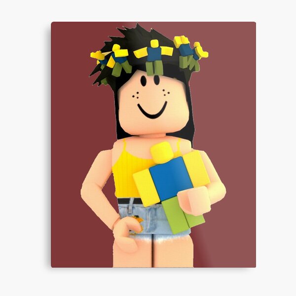 Roblox Face Kids Metal Print by Vacy Poligree - Pixels