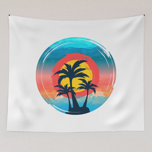 Item preview, Wonderful Beach Sunset Circle designed and sold by OneAction.