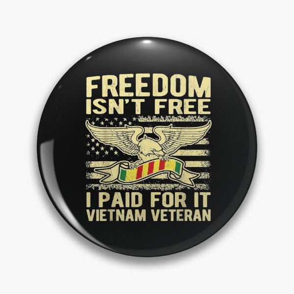Item preview, Freedom Isn't Free I Paid For It Proud Vietnam Veteran Gifts designed and sold by Mitzi12312.