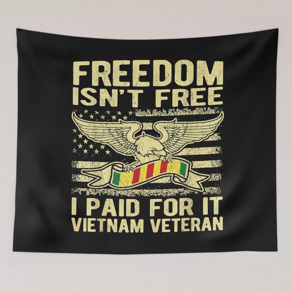 Item preview, Freedom Isn't Free I Paid For It Proud Vietnam Veteran Gifts designed and sold by Mitzi12312.