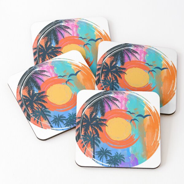 Item preview, Wonderful Beach Sunset Circle designed and sold by OneAction.