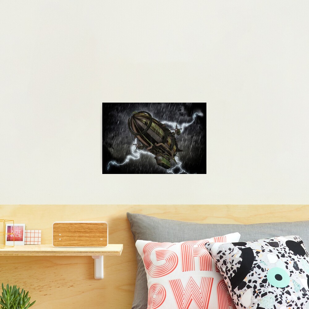 Steampunk Airship Photographic Print