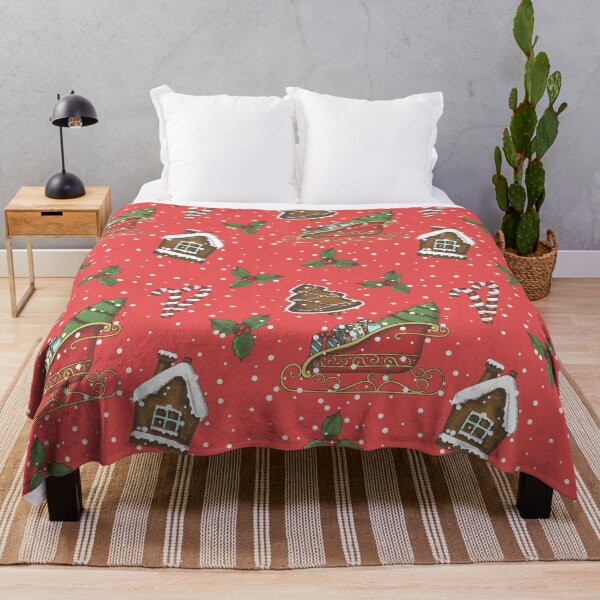 Item preview, Christmas festive pattern with snow designed and sold by Tabiti A.