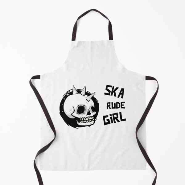 Item preview, Ska Rude Girl Punk Skull designed and sold by MerchByCraig.
