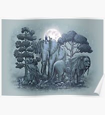 Midnight in the Stone Garden Poster