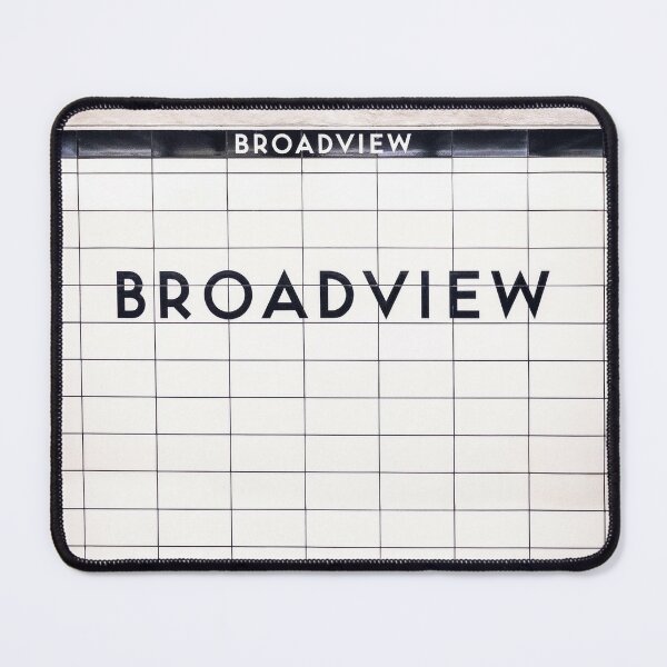 Broadview Toronto Subway Station Sign Mouse Pad