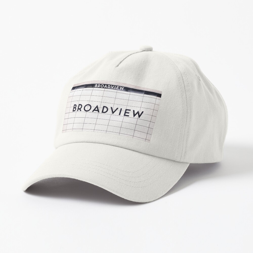 Broadview Toronto Subway Station Sign Cap