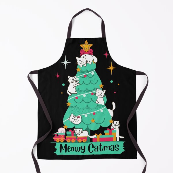 Item preview, Meowy Catmas - Merry Kittens - Kawaii Christmas Tree designed and sold by For the love of Pixels.
