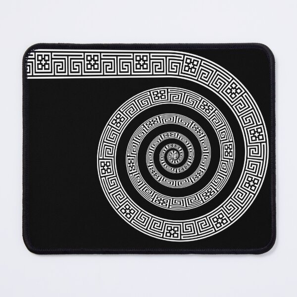 Item preview, Greek Ornament : Spiral C White designed and sold by DigitalHeadache.
