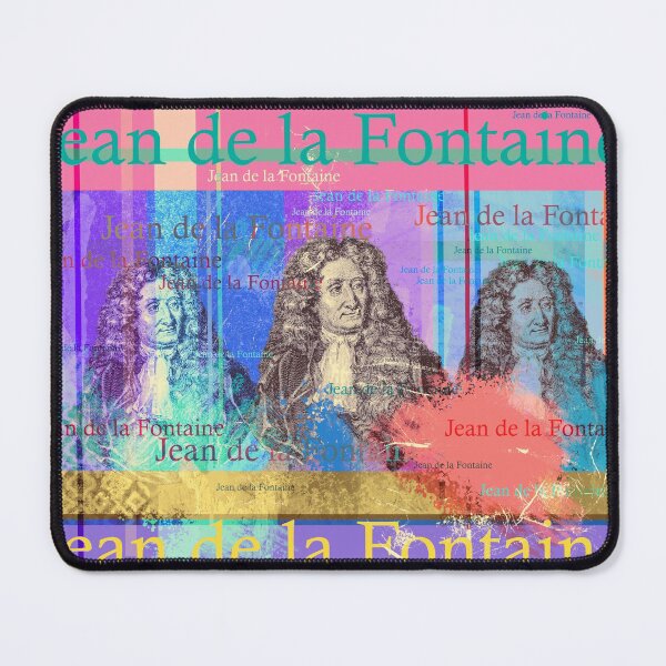 Item preview, Jean de la Fontaine, portrait, famous writer designed and sold by Mauswohn.