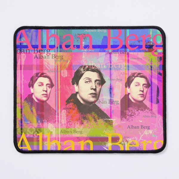 Item preview, Alban Berg, Austrian musician composer, portrait designed and sold by Mauswohn.