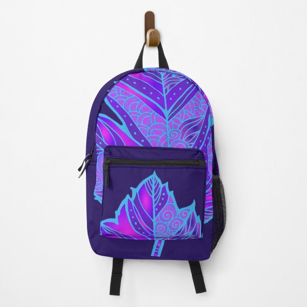 Item preview, Autumn is back, an autumn leaf in blue designed and sold by NyengRepublic.