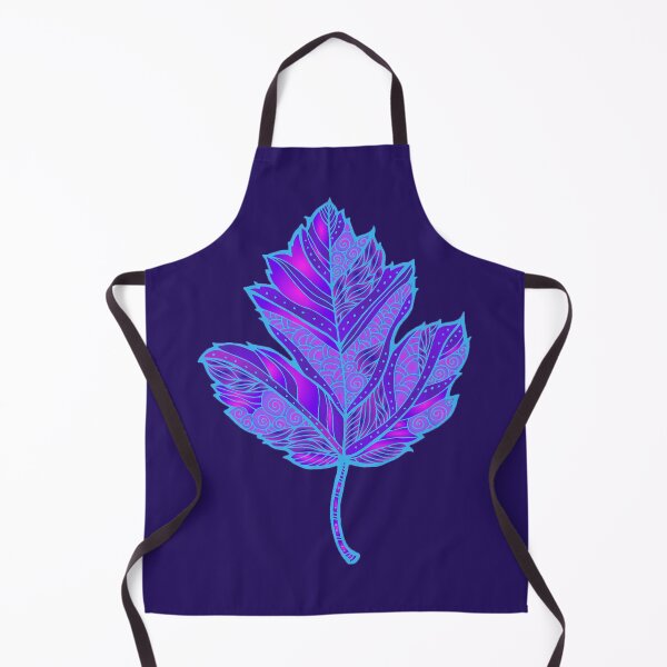 Item preview, Autumn is back, an autumn leaf in blue designed and sold by NyengRepublic.