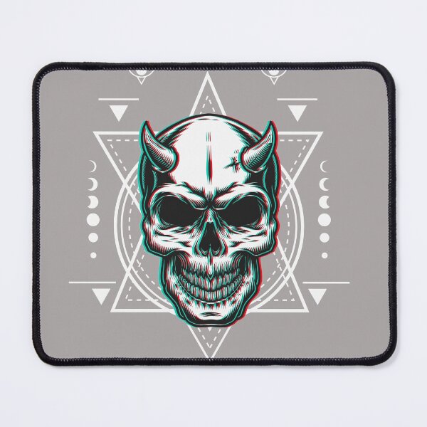 Item preview, Demon Skull T-shirt Design designed and sold by Cre8iveSkill.