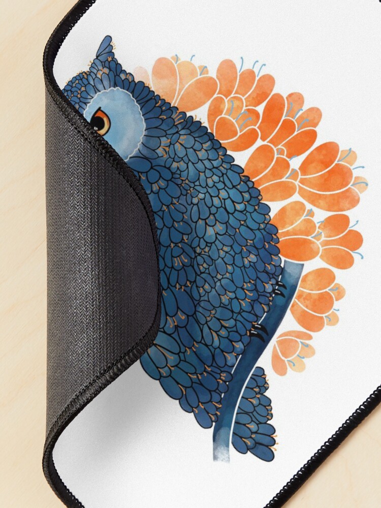 Alternate view of Blossoming owl Mouse Pad