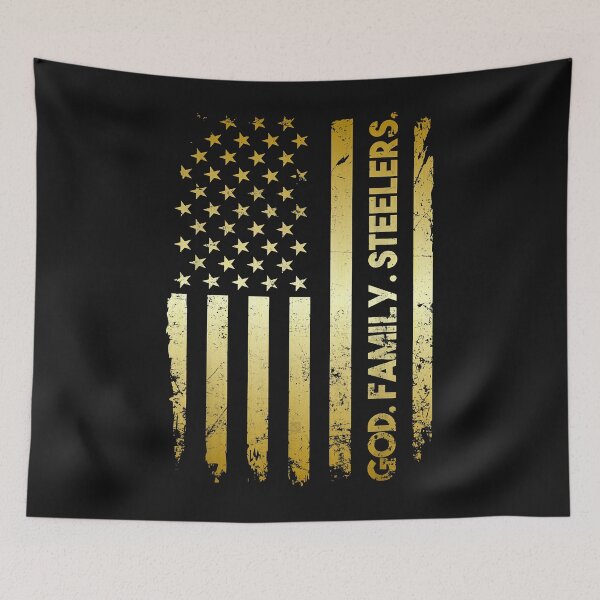 Item preview, God Family Steelers Pro Us Flag Shirt Father's Day Dad Gift (2) designed and sold by Mitzi12312.