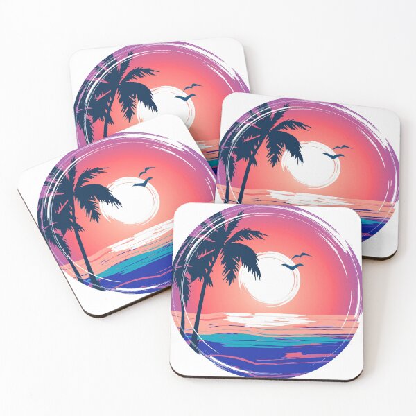 Item preview, Wonderful Beach Sunset Circle designed and sold by OneAction.