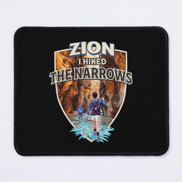 Item preview, Zion National Park - I Hiked the Narrows Retro Vintage Design designed and sold by SunNoonPark.
