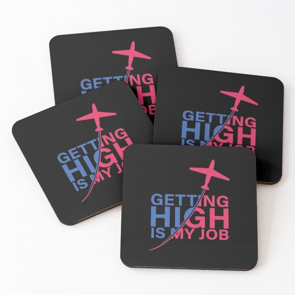 Item preview, Getting High is My Job - Funny Pilot Airplane Design designed and sold by PIODesign.