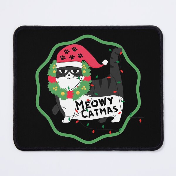 Item preview, Meowy Catmas - Merry Kittens - Kawaii Christmas Tree designed and sold by For the love of Pixels.