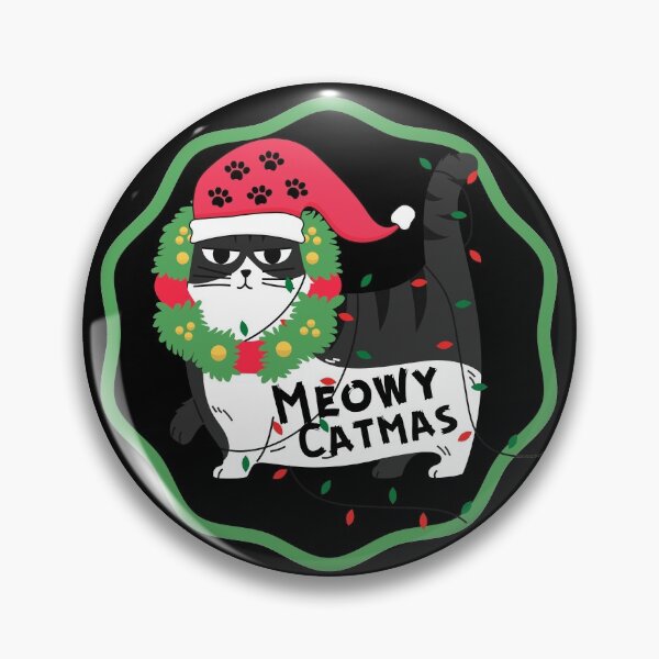 Item preview, Meowy Catmas - Merry Kittens - Kawaii Christmas Tree designed and sold by For the love of Pixels.