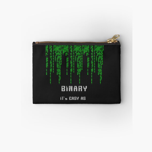 Item preview, BINARY IT'S EASY AS 1.2.3 PROGRAMMING LANGUAGE MATRIX CODING HACK designed and sold by Kribis.