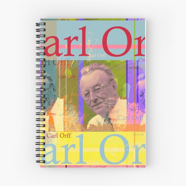 Item preview, Carl Orff, aesthetic portrait, famous musician designed and sold by Mauswohn.