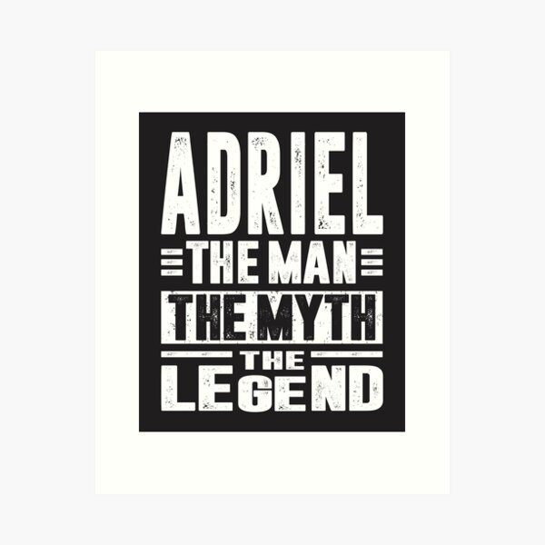 Adriel Name Art Prints for Sale Redbubble