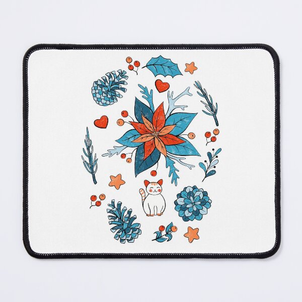 Item preview, Christmas cat foliage designed and sold by Elenanaylor.