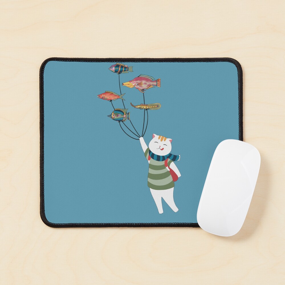 Adventurous cat Mouse Pad