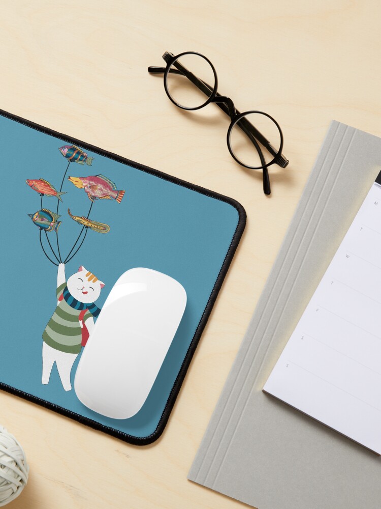 Alternate view of Adventurous cat Mouse Pad
