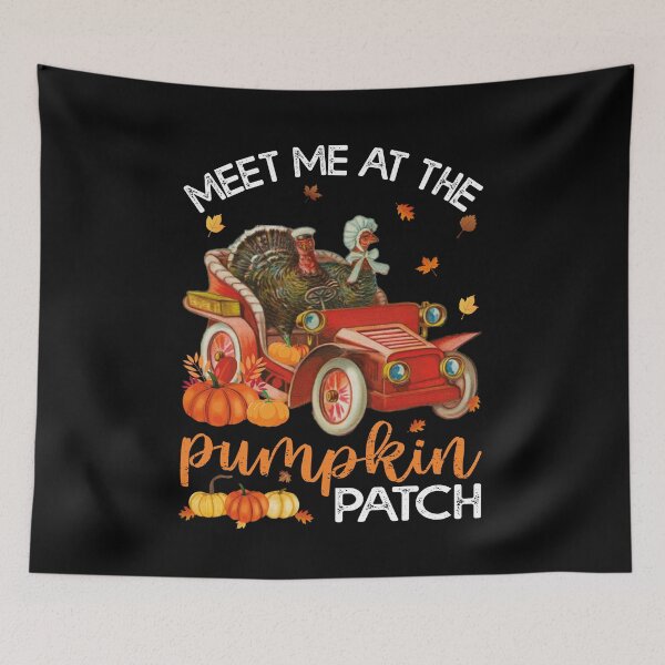 Item preview, Meet Me At The Pumpkin Patch Vintage Turkeys Riding in a Car designed and sold by Estrytee.